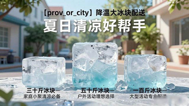 包头降温大冰块配送 夏日清凉好帮手